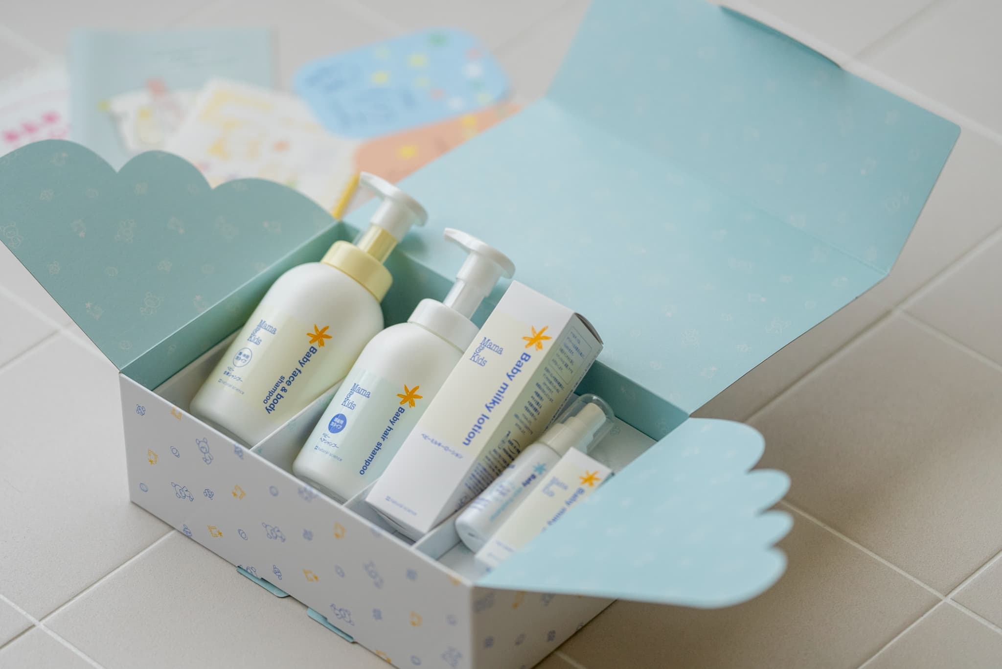 ママ＆キッズ　ベビースキンケアパーフェクトギフトセット