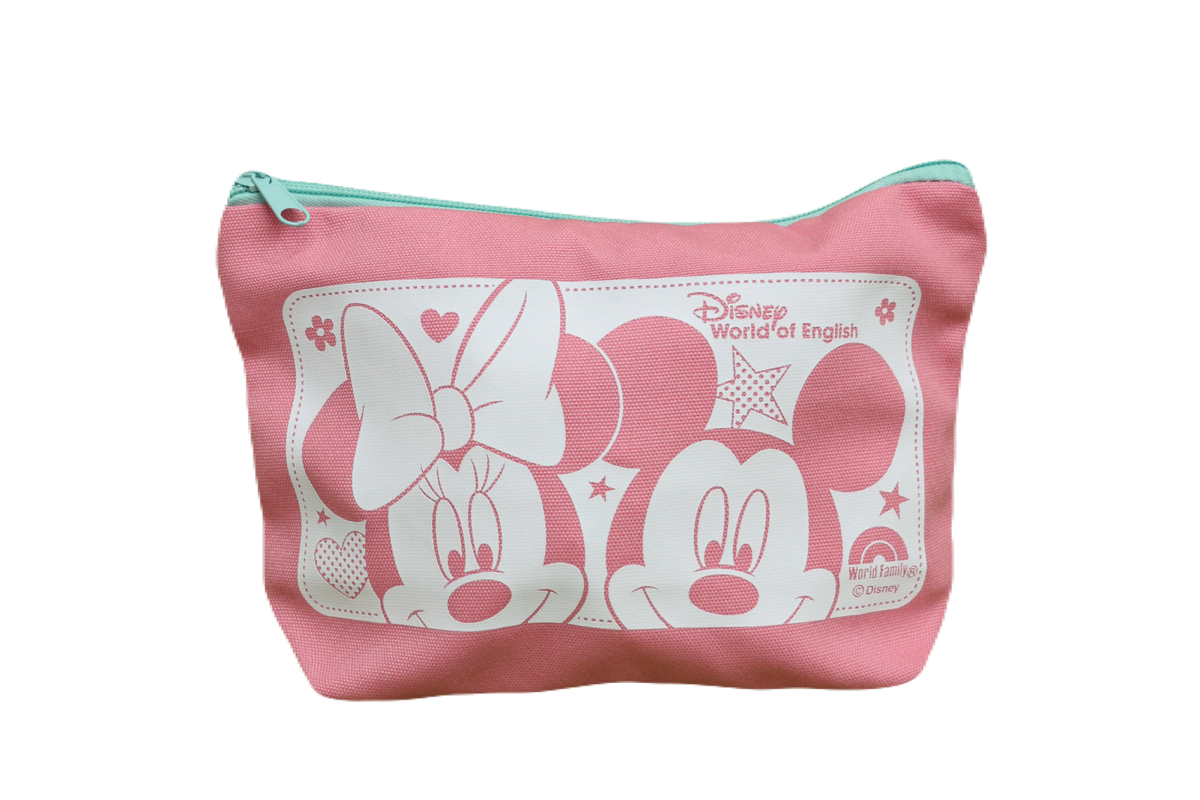 ミッキー＆ミニー コットンポーチ