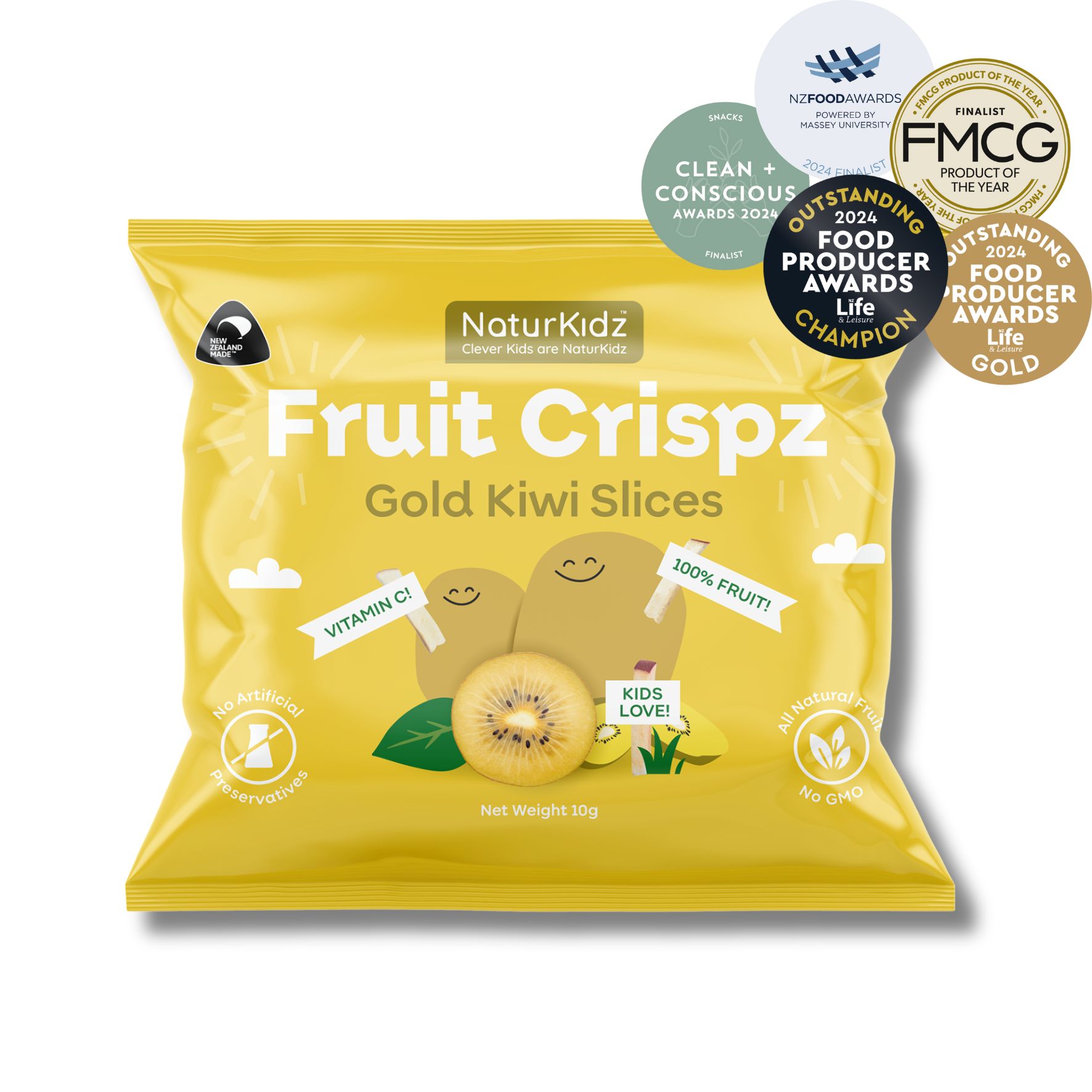 NaturKidz Gold Kiwi Slices 