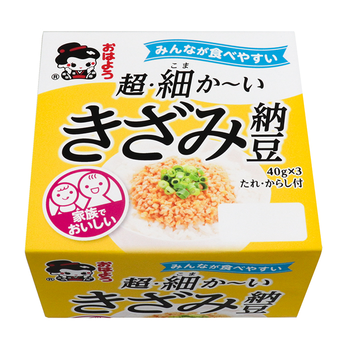 超・細か〜いきざみ納豆ミニ3を1ケース（6個）