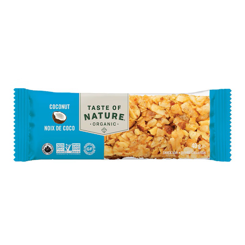 Taste of Nature ｵｰｶﾞﾆｯｸﾌﾙｰﾂ＆ﾅｯﾂﾊﾞｰ　ココナッツ