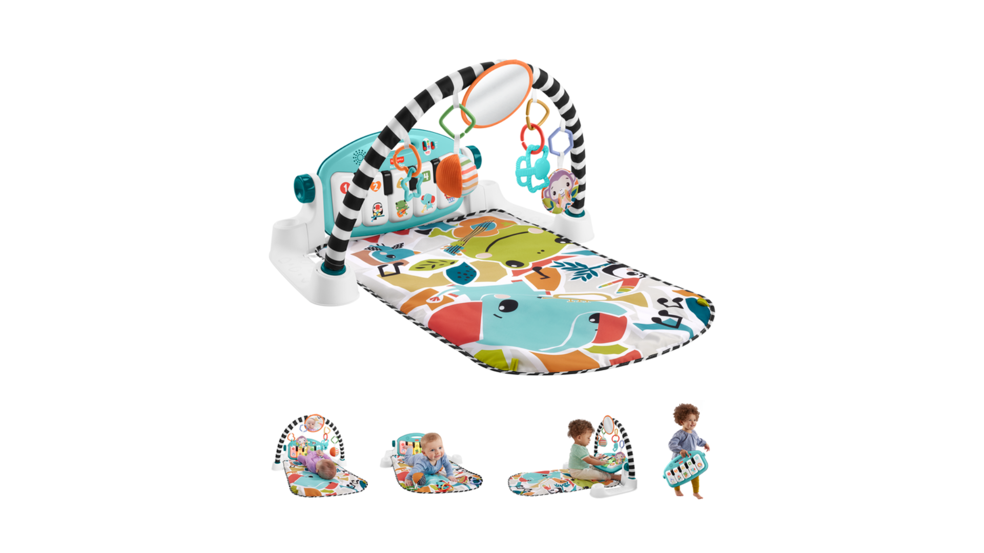 あんよでキック！感覚が育つ４WAYバイリンガル・ピアノジム